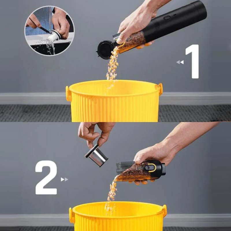 🥇Przenośna próżnia samochodowa z przenośną z wysoką mocą ssącą🌪️