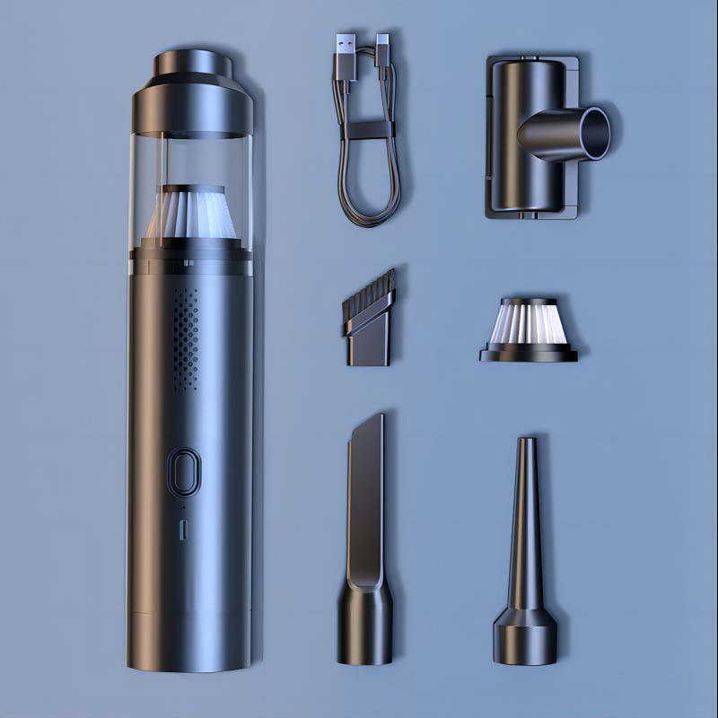 🥇Przenośna próżnia samochodowa z przenośną z wysoką mocą ssącą🌪️