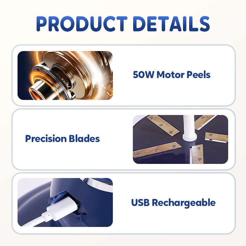 🍊 Przenośna automatyczna elektryczna obieraczka do owoców