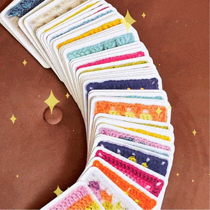 🧶✨Gra karciana Granny Square do szydełkowania – 50 wzorów do łączenia i komponowania