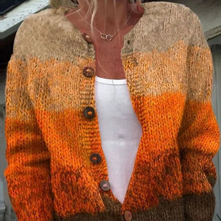 Płaszcze damskie z nadrukiem, zapinane na guziki, z otwartym przodem