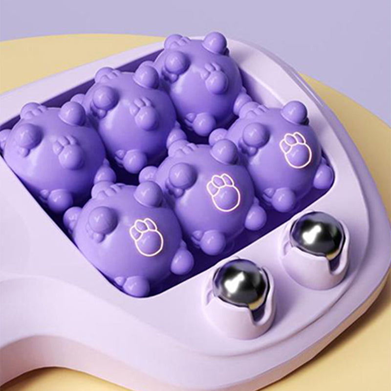 💜🦶 Przenośny, podwójny masażer do stóp – relaks w każdym miejscu i o każdej porze