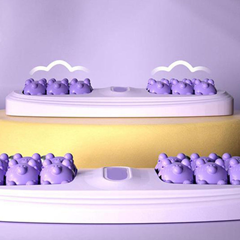 💜🦶 Przenośny, podwójny masażer do stóp – relaks w każdym miejscu i o każdej porze