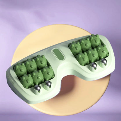 💜🦶 Przenośny, podwójny masażer do stóp – relaks w każdym miejscu i o każdej porze