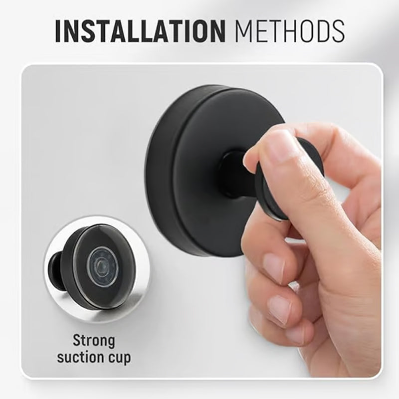 Hak ścienny z przyssawką ze stali nierdzewnej