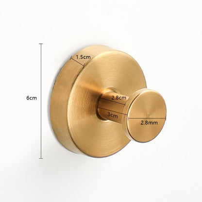 Hak ścienny z przyssawką ze stali nierdzewnej