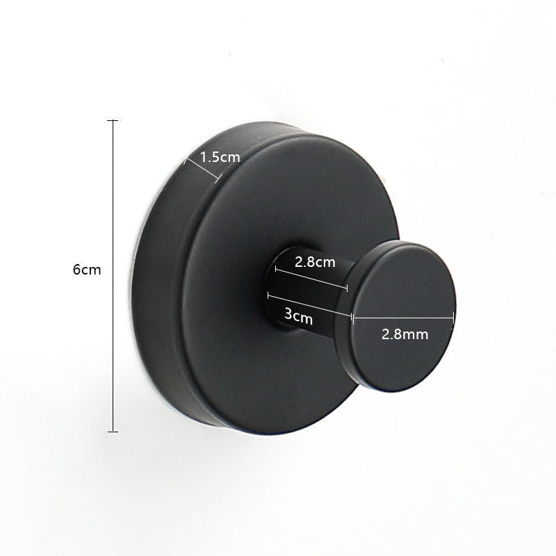 Hak ścienny z przyssawką ze stali nierdzewnej