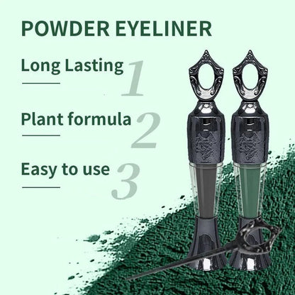 【✨Kup 1, a 1 dostaniesz gratis] 💖 Długotrwały, wodoodporny eyeliner w pudrze