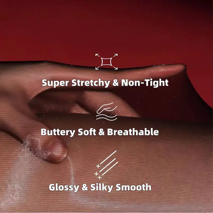 ✨Kobiety błyszczące przezroczyste rajstopy