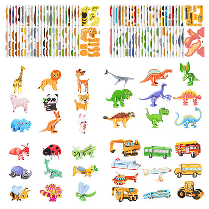 🎨Edukacyjne puzzle 3D dla dzieci