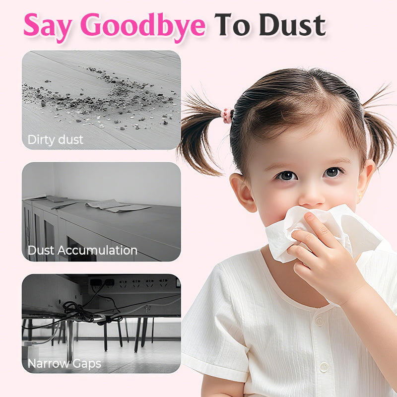 ❄️Superlekka miotełka elektrostatyczna 360° – usuwa kurz w sekundę, bez chemii i bez wysiłku!