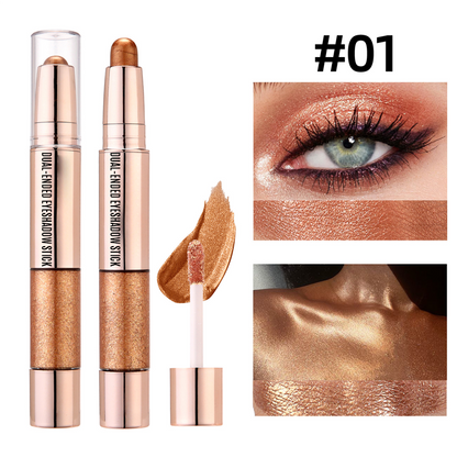 Kremowy podwójny ołówek do cieni do powiek