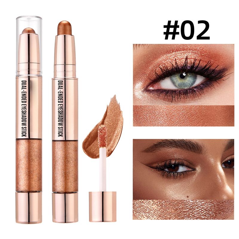 Kremowy podwójny ołówek do cieni do powiek