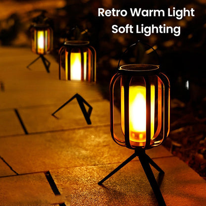 Zewnętrzna lampa solarna kempingowa o klasie ochrony IPX65