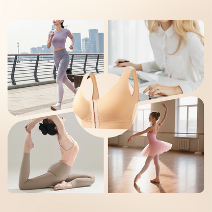 【1+1 gratis】Biustonosz damski bez fiszbin z zapięciem z przodu