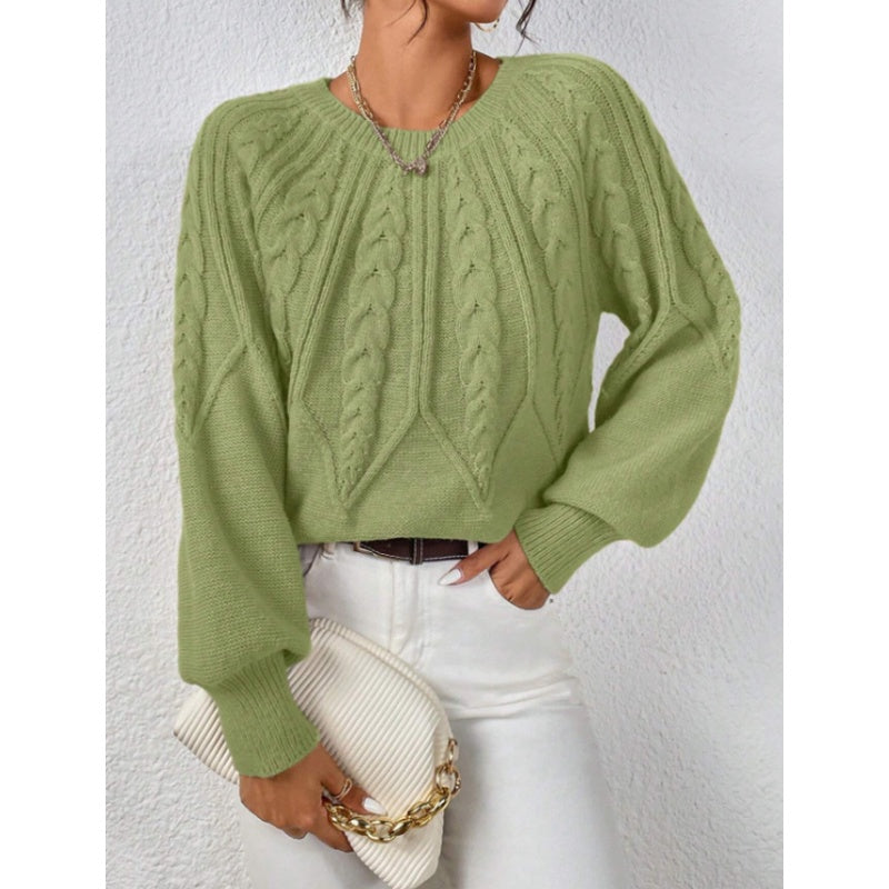 【S-2XL】✨Damska bluzka dzianinowa z długim rękawem i swobodnym krojem