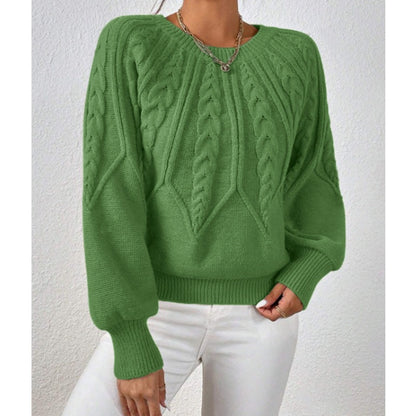 【S-2XL】✨Damska bluzka dzianinowa z długim rękawem i swobodnym krojem