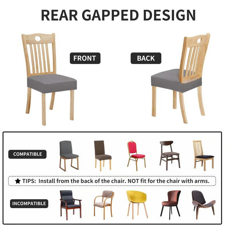 Elastyczne, wodoodporne pokrowce na krzesła