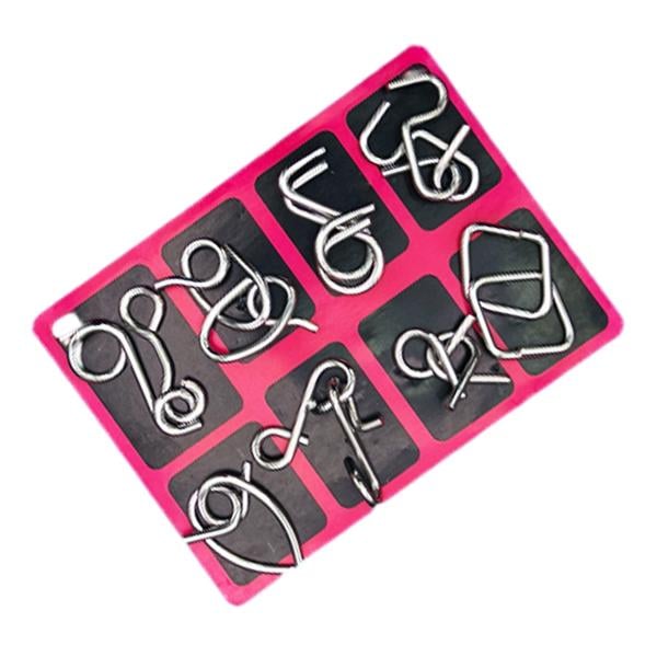 🔥Edukacyjne zabawki intelektualne Zabawki IQ, metalowe łamigłówki łamigłówki