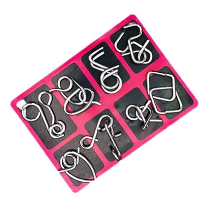 🔥Edukacyjne zabawki intelektualne Zabawki IQ, metalowe łamigłówki łamigłówki