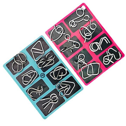 🔥Edukacyjne zabawki intelektualne Zabawki IQ, metalowe łamigłówki łamigłówki