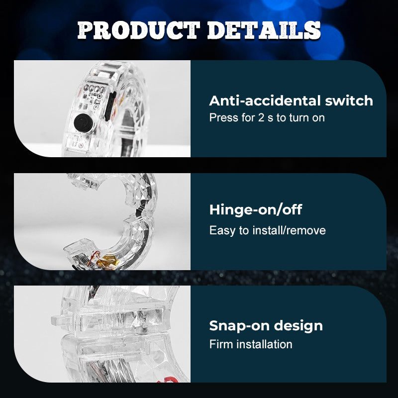 🌈 Kolorowa lampa na piastę roweru 🚴‍♂️💡