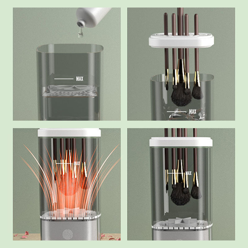 Automatyczny środek do czyszczenia pędzli kosmetycznych