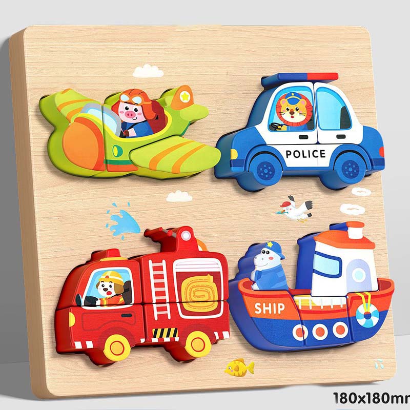 🔥Kup 2 i otrzymaj 2 gratis🦖Edukacyjne puzzle 3D z drewna