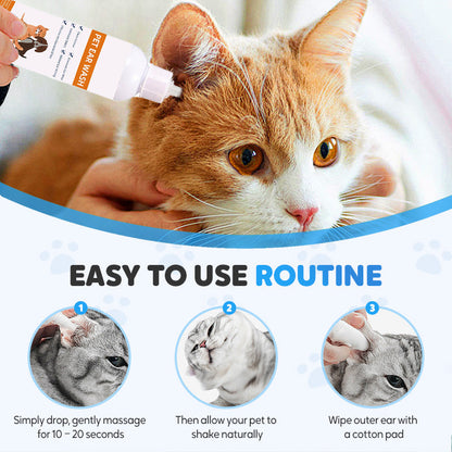 【✨Kup 1 i otrzymaj 1 gratis】🐱Środek do czyszczenia uszu dla psów i kotów