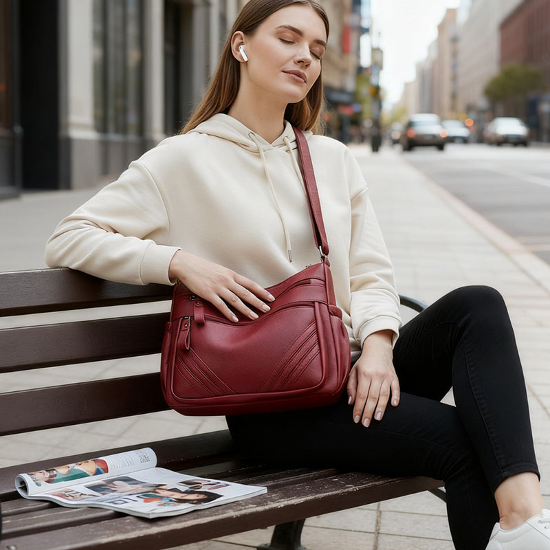 🔥Damską modną torebkę na ramię z regulowanym paskiem