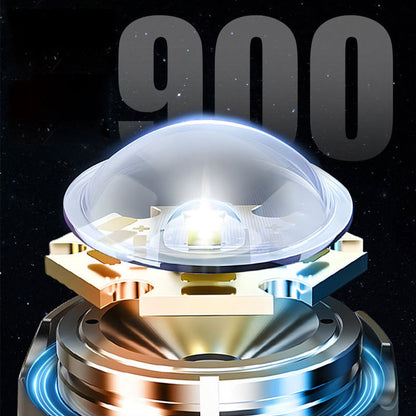 Latarka LED z silnym światłem i wysuwanym korpusem