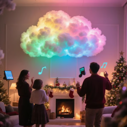⚡☁️ ️Domowa dekoracja świetlna LED Thundercloud USB ✨🌈