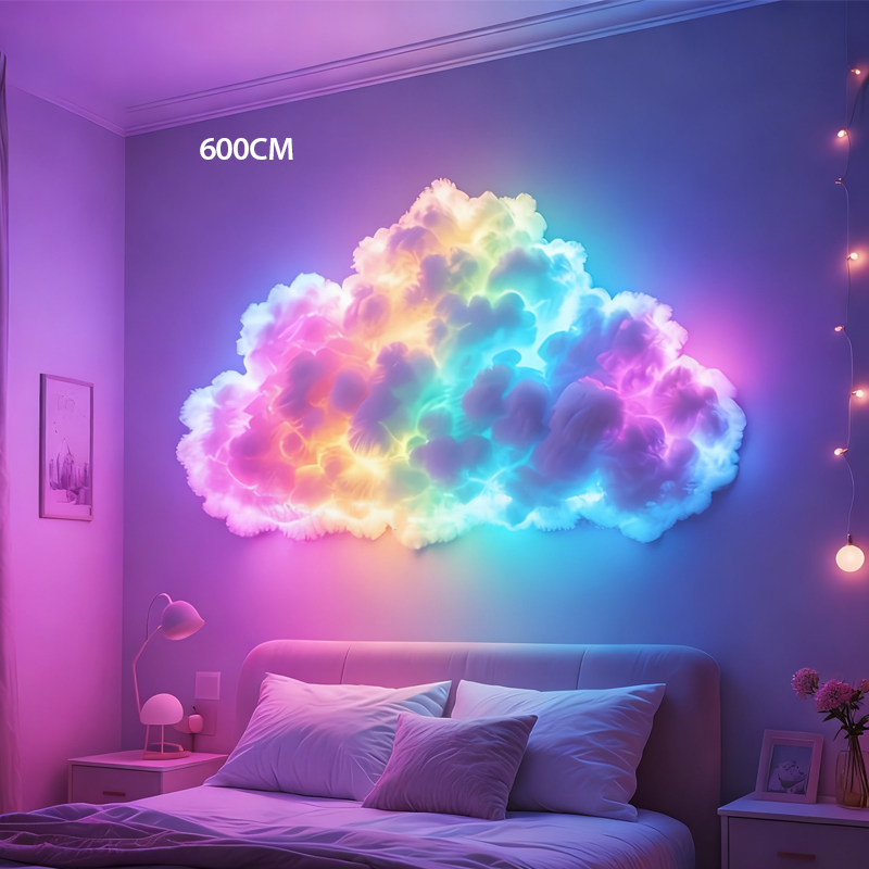 ⚡☁️ ️Domowa dekoracja świetlna LED Thundercloud USB ✨🌈