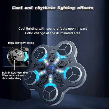 🥊🎶 Trener boksu z muzyką Bluetooth dla dzieci – ciesz się zabawą i ćwiczeniami w domu 🔥✨