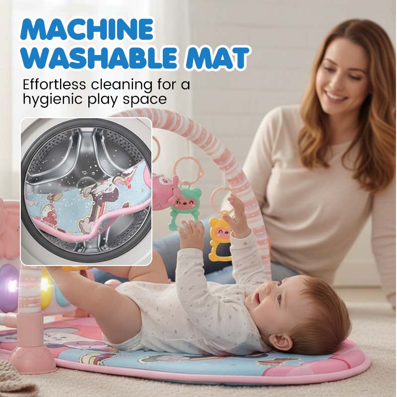 🎁Mata do zabawy z muzycznym pianinkiem dla niemowląt 3 w 1