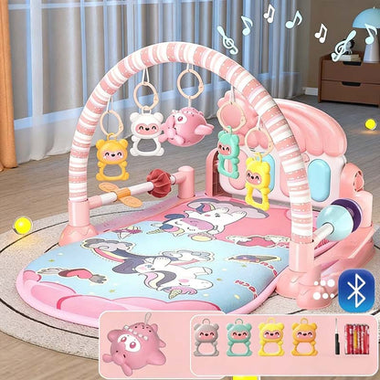 🎁Mata do zabawy z muzycznym pianinkiem dla niemowląt 3 w 1