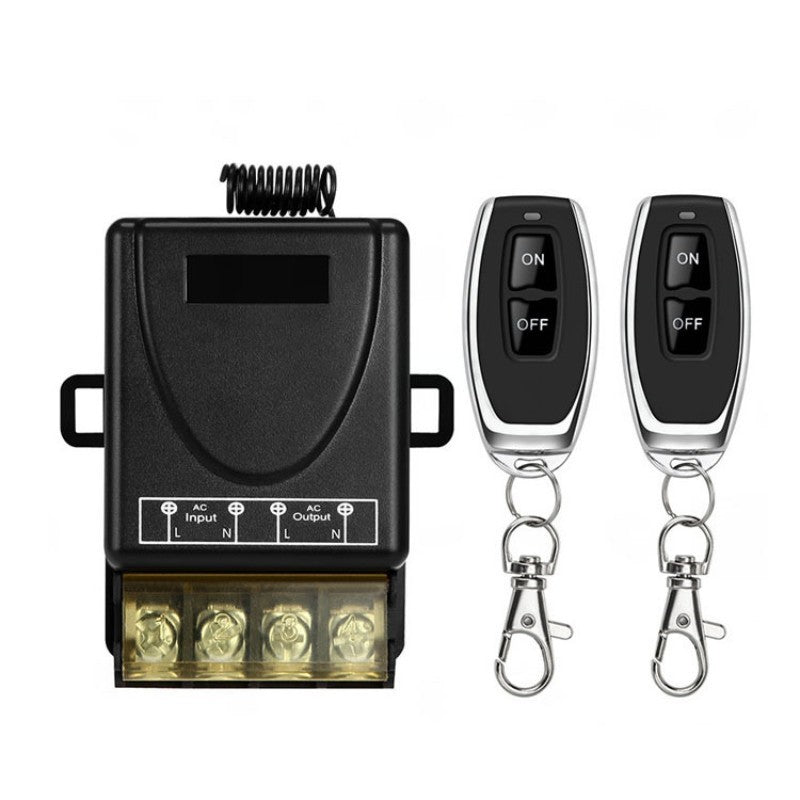 Bezprzewodowy przełącznik i odbiornik zdalnego sterowania, bez okablowania