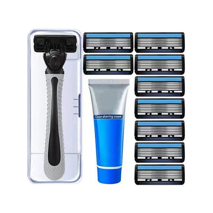 🪒✨6-ostrzowa maszynka do golenia z łatwo zdejmowanymi głowicami