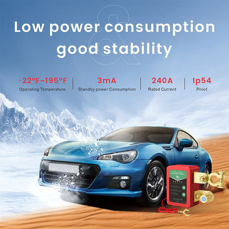 🚗⚡Zdalnie sterowany wyłącznik odłączający akumulator samochodowy 12V/24V🔋