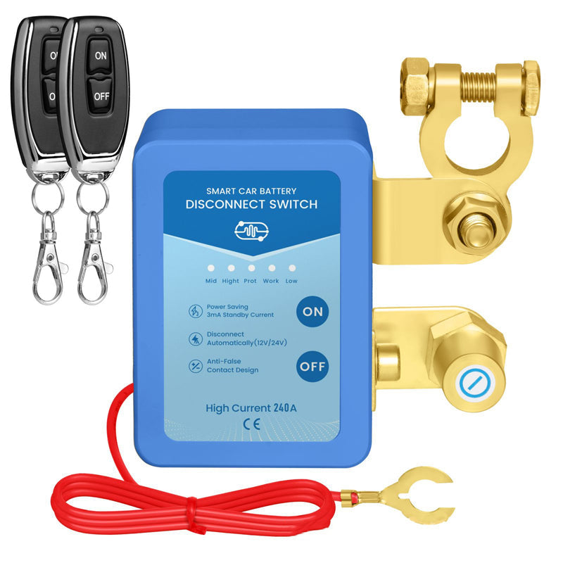 🚗⚡Zdalnie sterowany wyłącznik odłączający akumulator samochodowy 12V/24V🔋