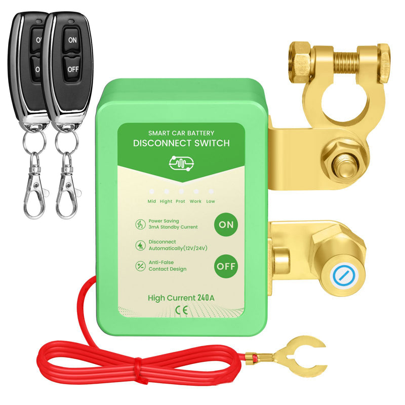 🚗⚡Zdalnie sterowany wyłącznik odłączający akumulator samochodowy 12V/24V🔋