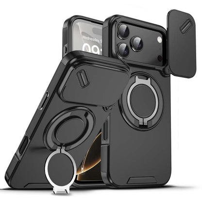 🔥Magnetyczne etui na telefon z podstawką w kształcie pierścienia do iPhone'a✨