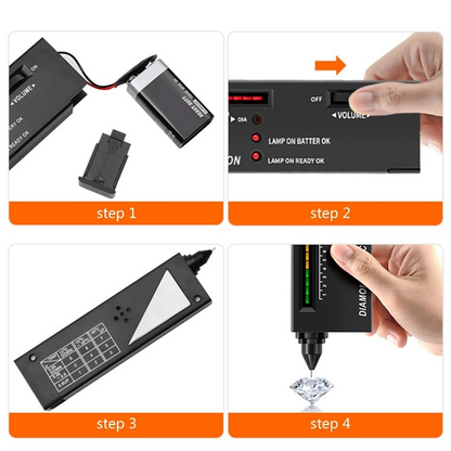 💎Profesjonalne pióro do testowania diamentów