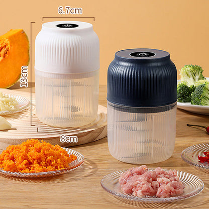 Bezprzewodowa elektryczna siekaczka i młynek do czosnku
