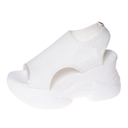 💥【EU34-40】❄️ Damskie sandały z odkrytym obcasem ✨ | Konstrukcja z paskiem na klips, lekka podeszwa - stylowe i wygodne na lato ☀️👡