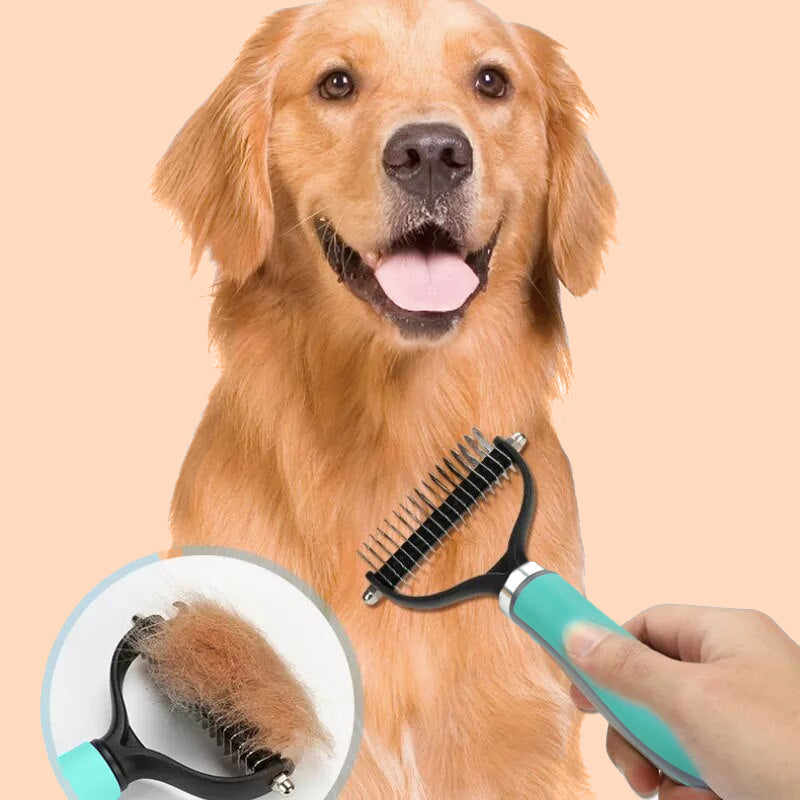 😺🐶1+1 gratis🧹 Dwustronny grzebień dla kotów i psów🐾