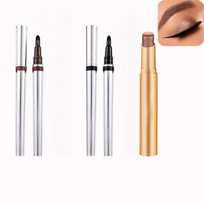 🔥1+1 gratis!!🌟 Szybkoschnący, wodoodporny, nierozmazujący się kremowy eyeliner