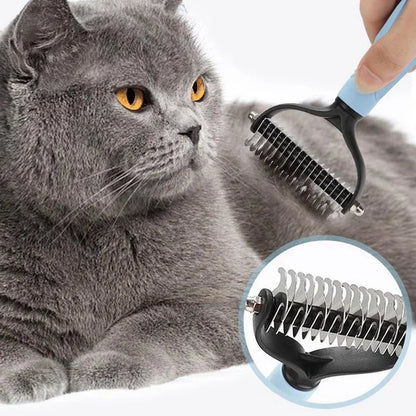 😺🐶1+1 gratis🧹 Dwustronny grzebień dla kotów i psów🐾