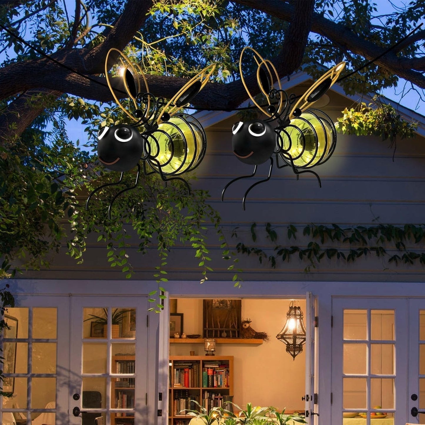 🔥 Ostatni dzień promocji 🐝 Solarna lampa wisząca na owady