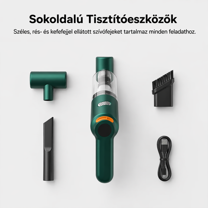 🚗✨ Zestaw do bezprzewodowego odkurzacza samochodowego o wysokiej wydajności 🛋️